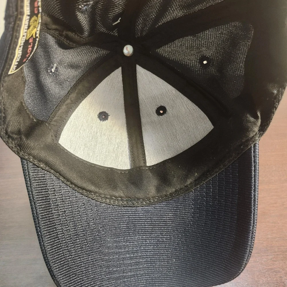 USS Iowa BB-61 Battleship Navy Hat Cap Eagle Crest Made in USA Military
